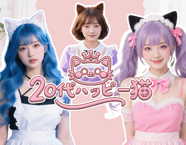 20代ハッピー猫