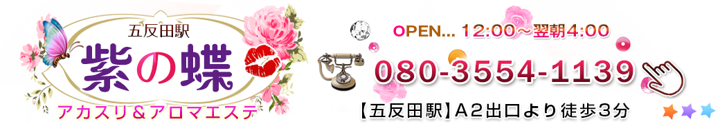 紫の蝶
